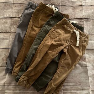 Cat & Jack Kids Joggers - Gray, Brown, Green